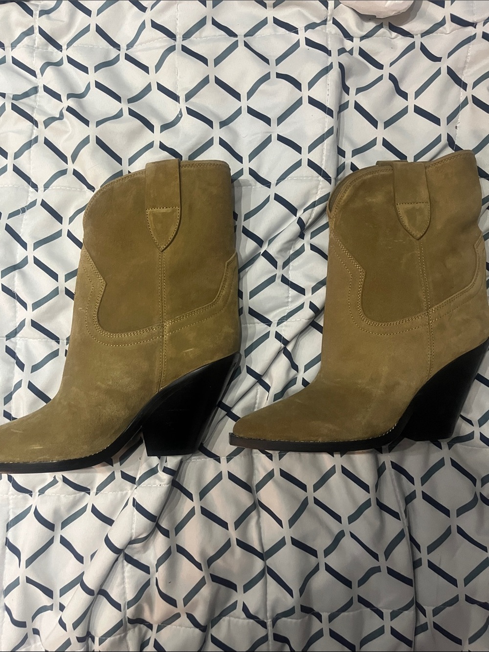 Isabel Marant Suede leyane in taupe